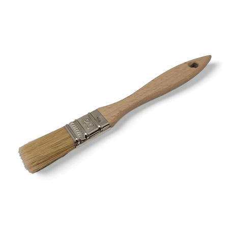 Pędzel płaski prosty 20mm do mieszania żywicy, laminowania, napraw