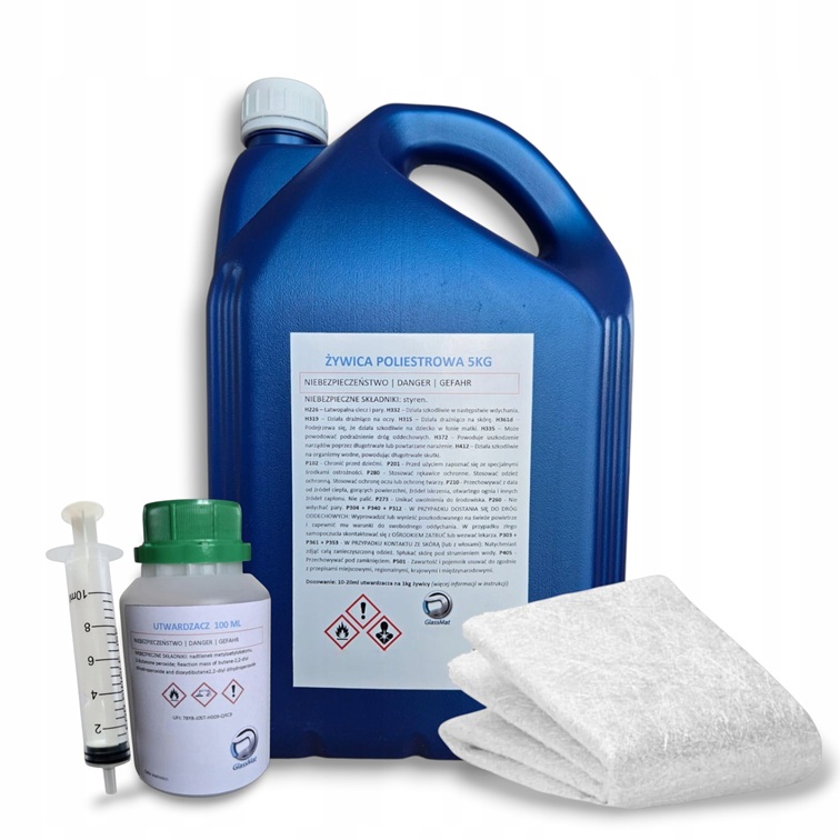 Zestaw 5kg żywicy premium i 5m2 maty szklanej 450 g/m²