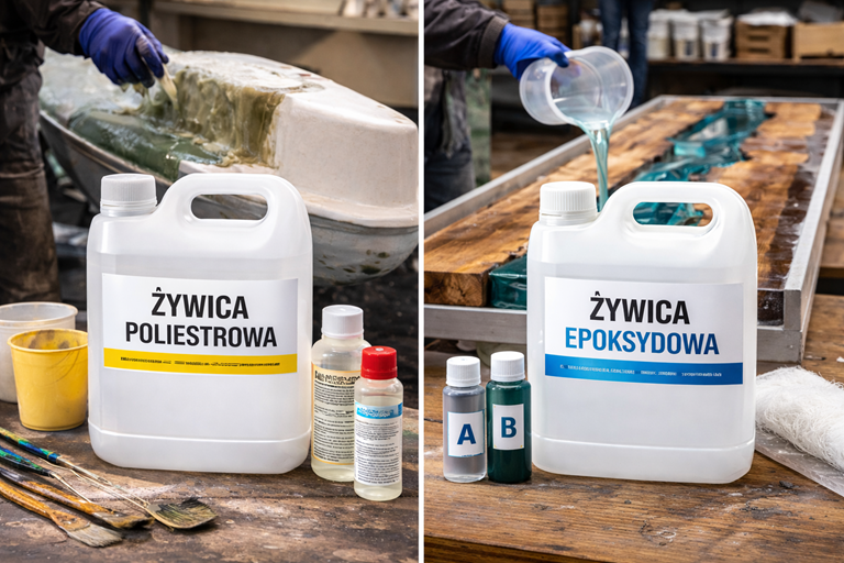 żywica poliestrowa czy epoksydowa?